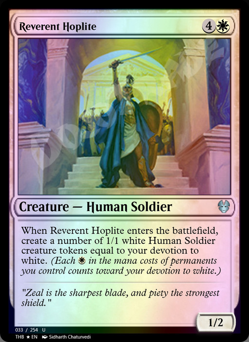 Reverent Hoplite FOIL