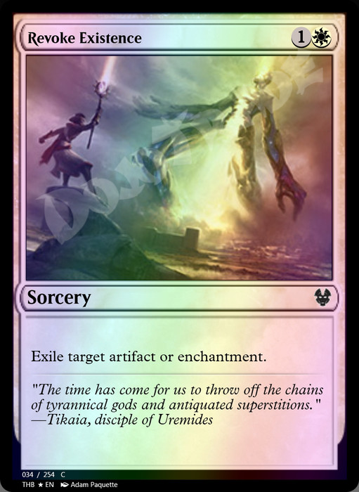 Revoke Existence FOIL