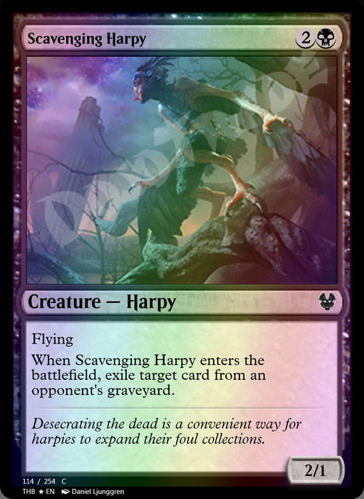 Scavenging Harpy FOIL