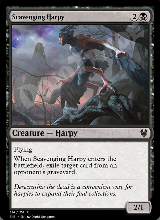 Scavenging Harpy