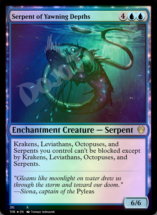 Serpent of Yawning Depths FOIL