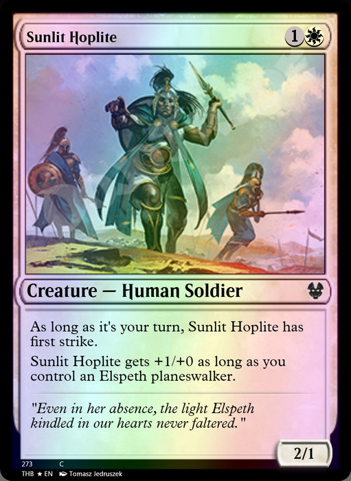 Sunlit Hoplite FOIL