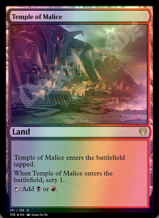 Temple of Malice FOIL