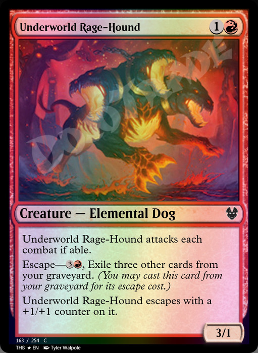 Underworld Rage-Hound FOIL