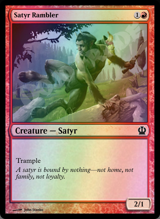 Satyr Rambler FOIL