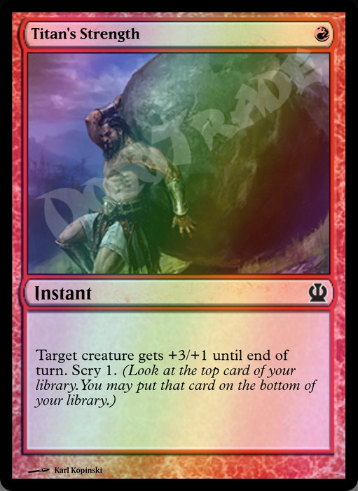 Titan's Strength FOIL