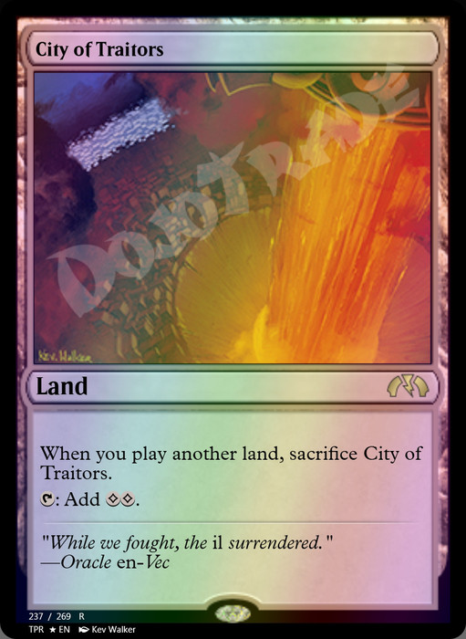 City of Traitors FOIL