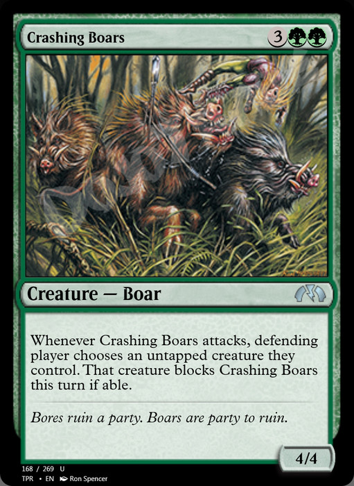 Crashing Boars