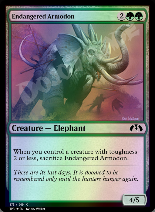 Endangered Armodon FOIL