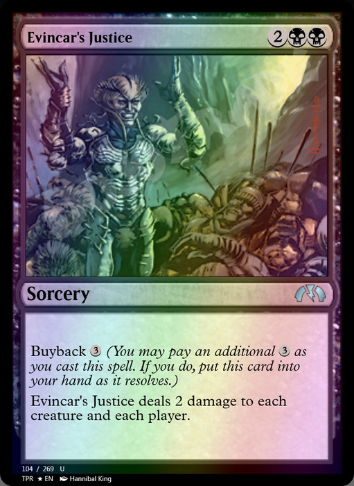 Evincar's Justice FOIL