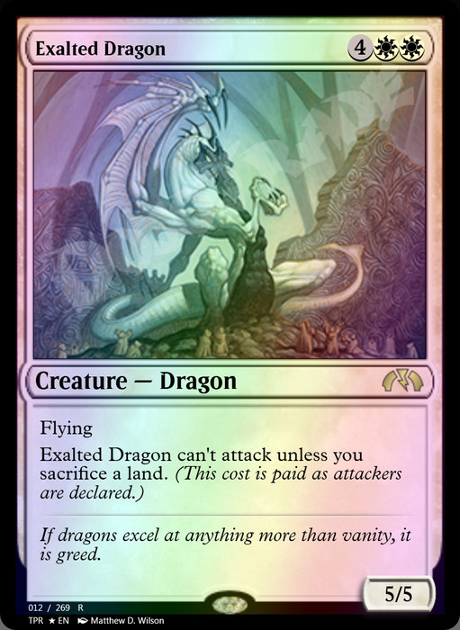 Exalted Dragon FOIL