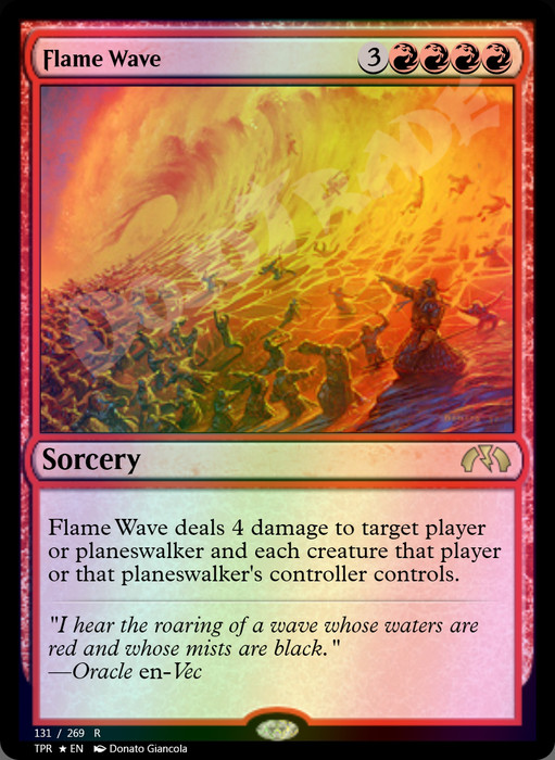 Flame Wave FOIL