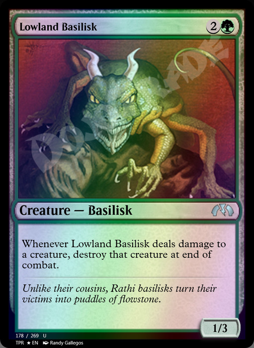 Lowland Basilisk FOIL