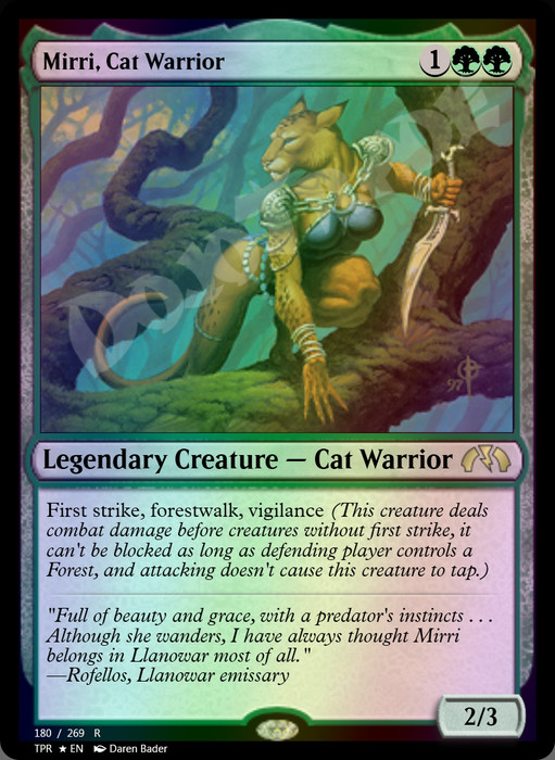 Mirri, Cat Warrior FOIL