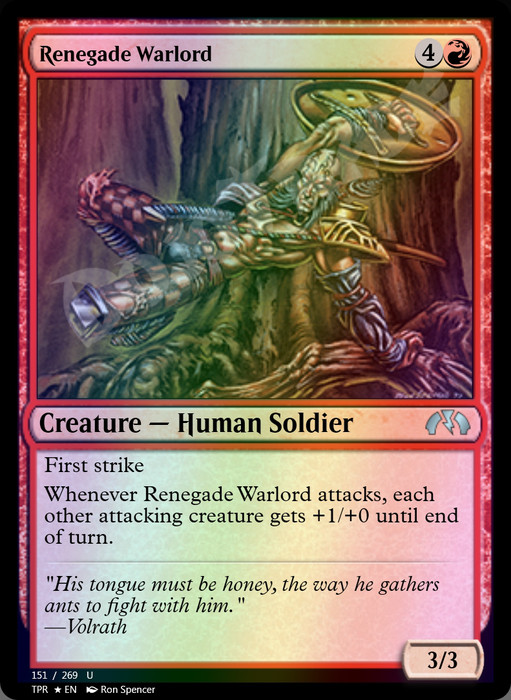 Renegade Warlord FOIL