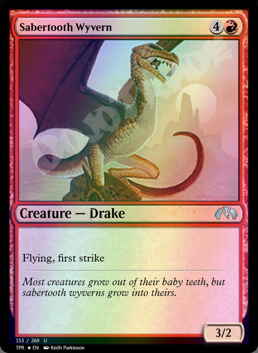 Sabertooth Wyvern FOIL