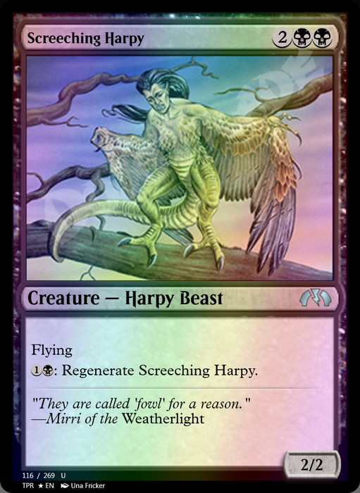 Screeching Harpy FOIL