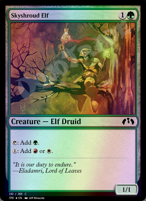 Skyshroud Elf FOIL