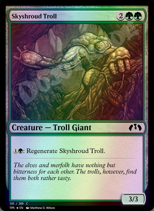 Skyshroud Troll FOIL