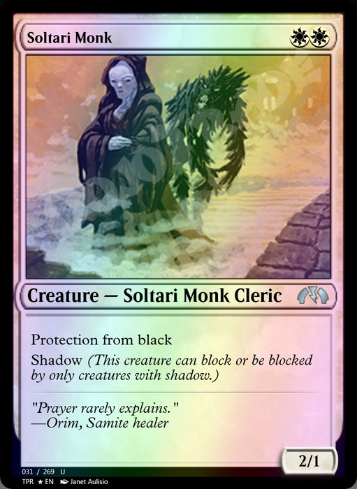 Soltari Monk FOIL