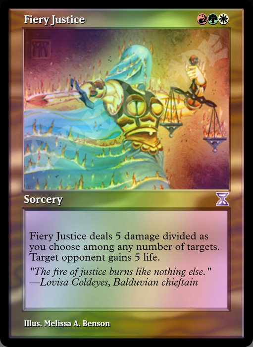 Fiery Justice FOIL