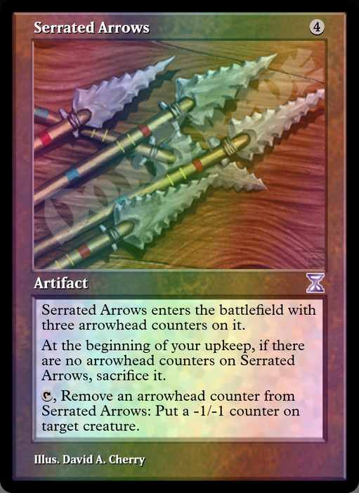 Serrated Arrows FOIL