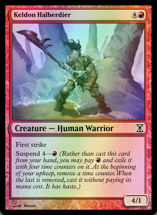 Keldon Halberdier FOIL