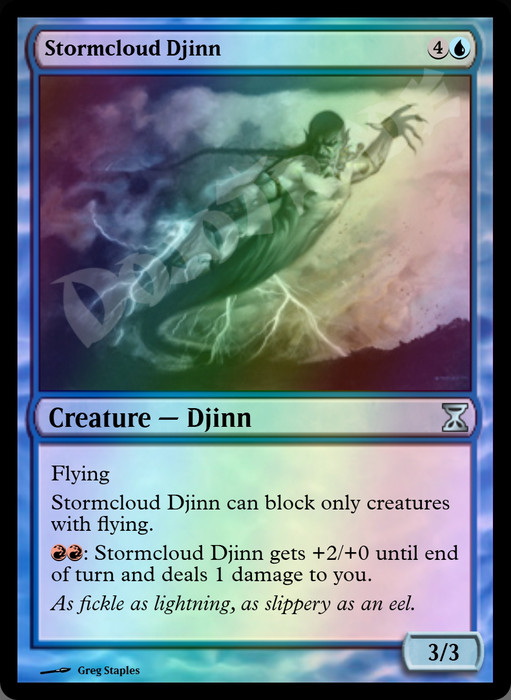 Stormcloud Djinn FOIL