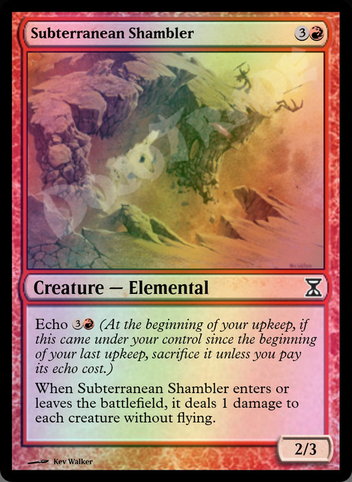 Subterranean Shambler FOIL