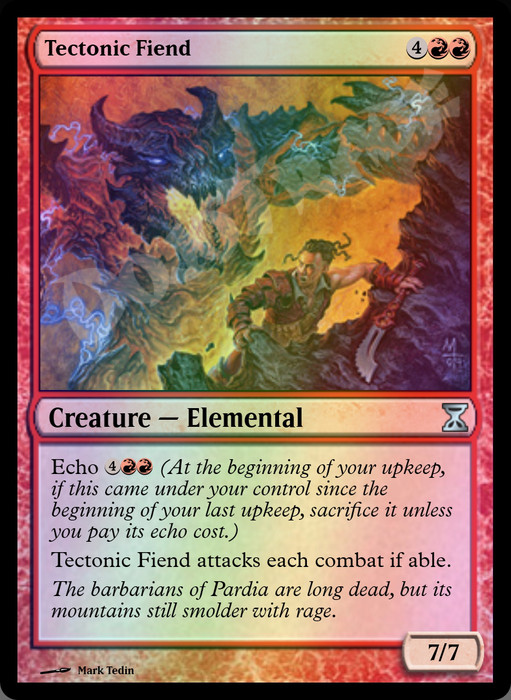 Tectonic Fiend FOIL