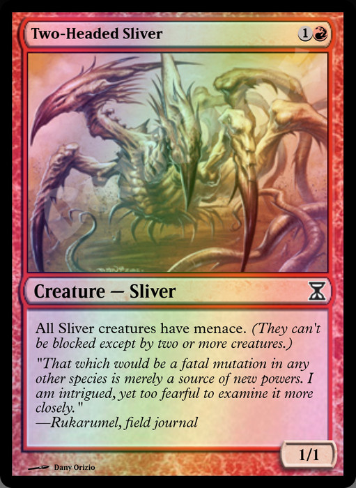 Two-Headed Sliver FOIL