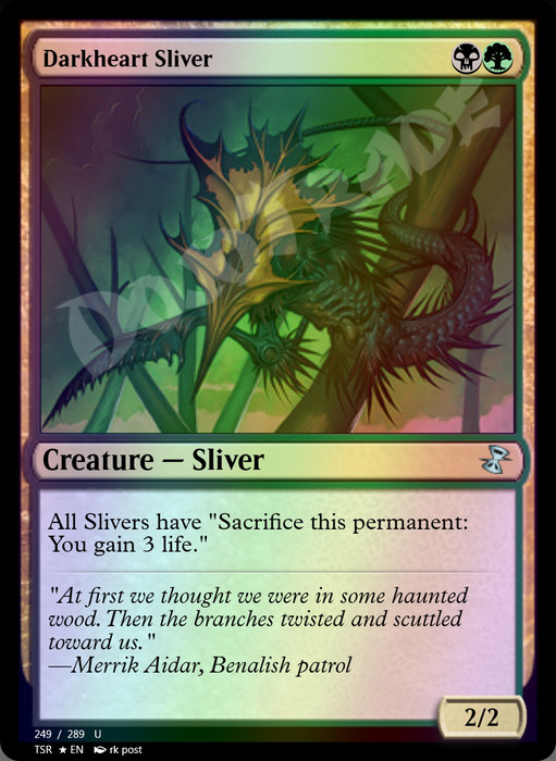 Darkheart Sliver FOIL