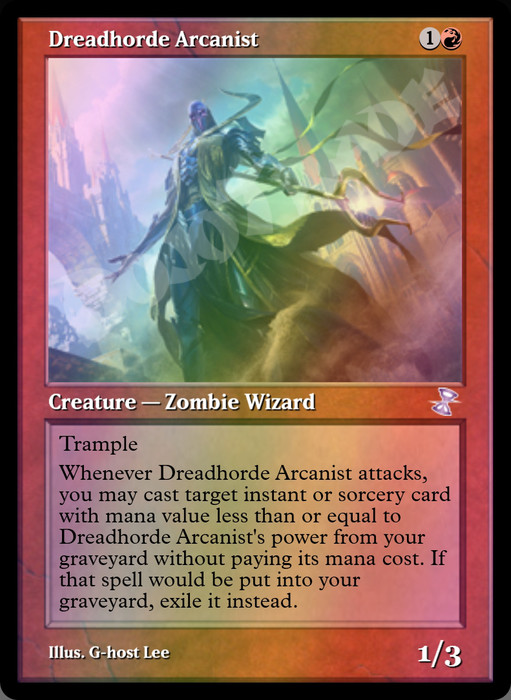 Dreadhorde Arcanist FOIL