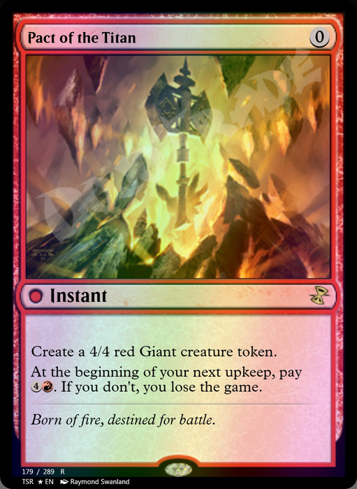 Pact of the Titan FOIL