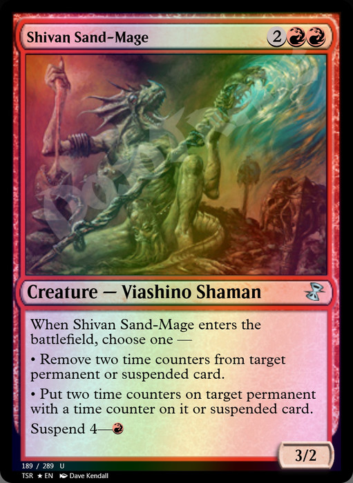 Shivan Sand-Mage FOIL