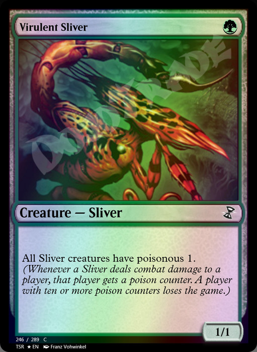 Virulent Sliver FOIL