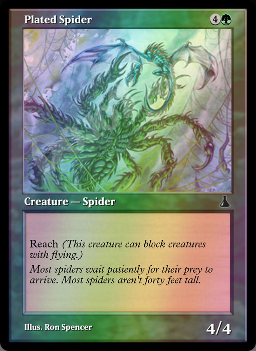 Plated Spider FOIL