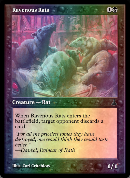 Ravenous Rats FOIL