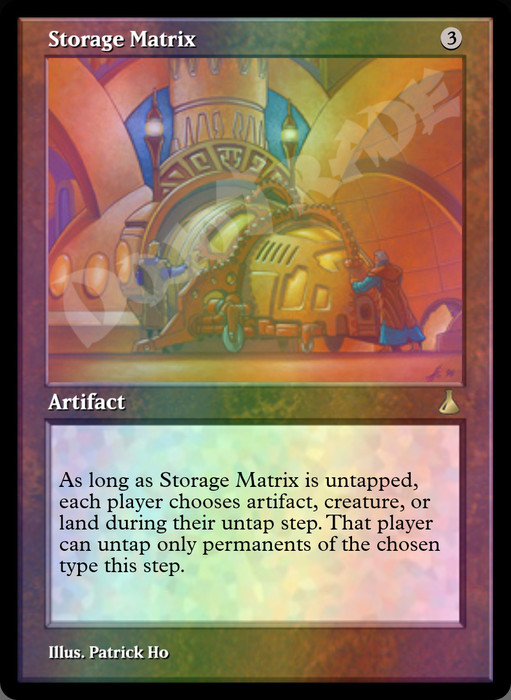 Storage Matrix FOIL