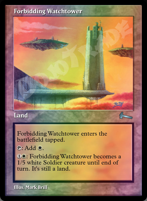 Forbidding Watchtower FOIL