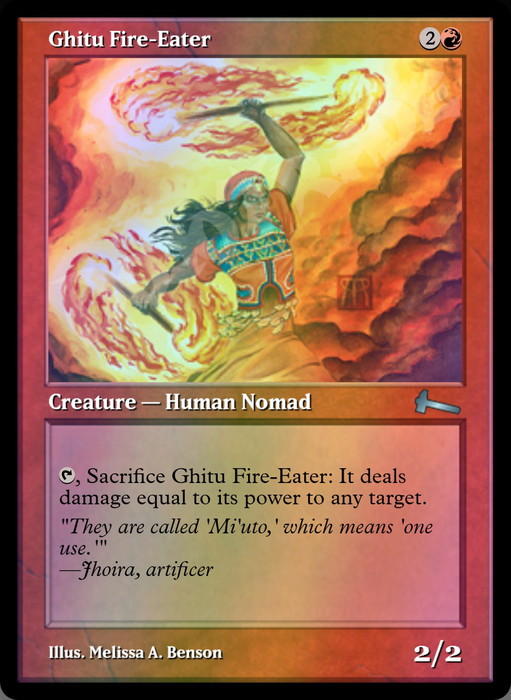 Ghitu Fire-Eater FOIL