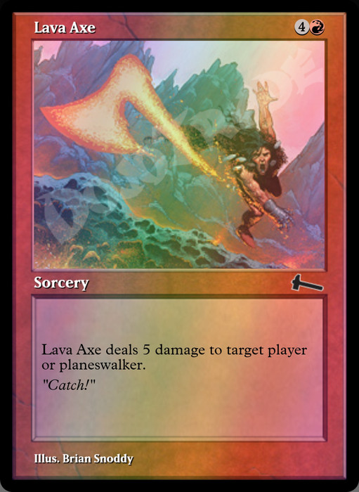 Lava Axe FOIL