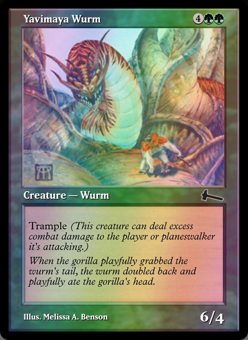 Yavimaya Wurm FOIL