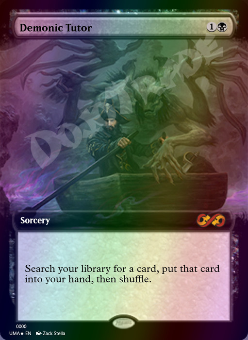 Demonic Tutor (Borderless) FOIL