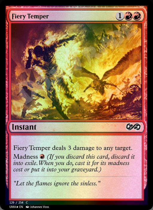 Fiery Temper FOIL