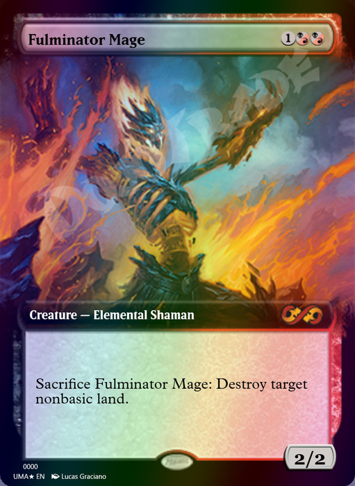 Fulminator Mage (Borderless) FOIL