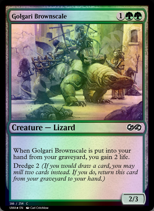 Golgari Brownscale FOIL