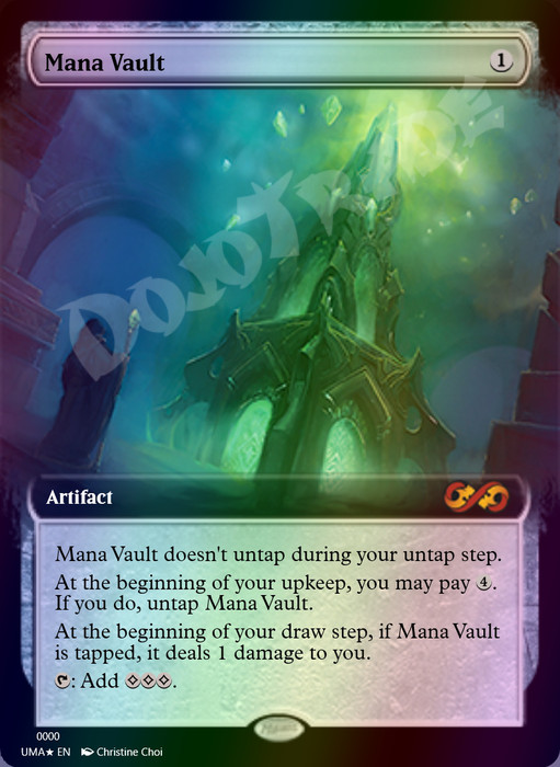 Mana Vault (Borderless) FOIL