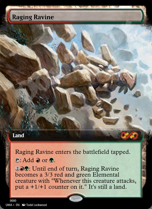 Raging Ravine (Borderless)