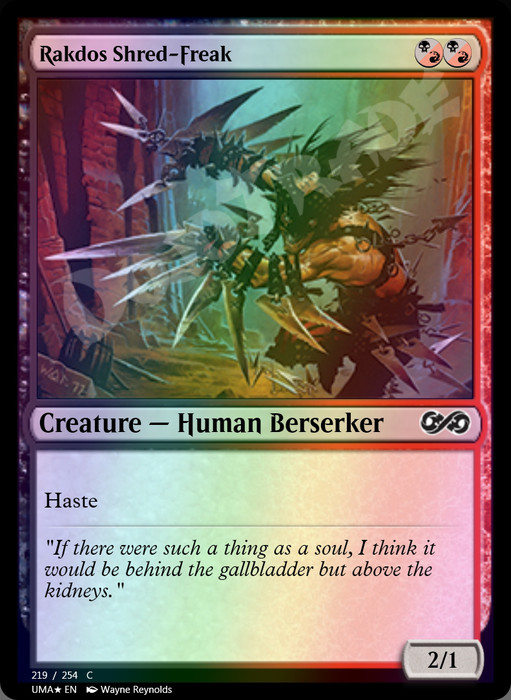 Rakdos Shred-Freak FOIL